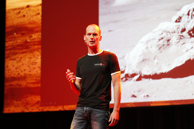 Bas Lansdorp à la conférence TedxDelft en 2012