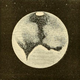 Dessin de Mars réalisé par John Phillips en 1862